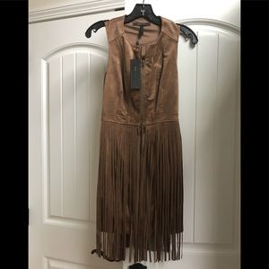Bcbg Maxazria Faux Suede Dress - New with tags